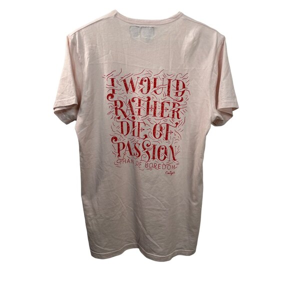 Studio Ceizer Women’s Small Pink Red Graphic Tee Short Sleeve T Shirt - Picture 2 of 13